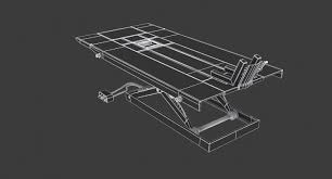 motorcycle lift table 3d model 69
