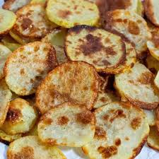 easy baked potato chips healthy