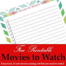 Simply print any of these templates out onto plain paper and decorate to make cute decorations. Movies To Watch Free Printable 5 5 X 8 5 Diy Home Sweet Home