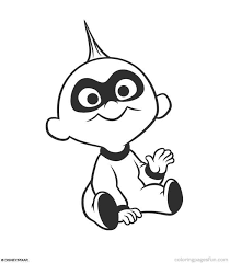 The incredibles jack jack coloring pages playing learning. The Incredibles Pics Coloring Home