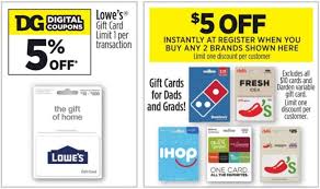 Dollar general corporation is an american chain of variety stores headquartered in goodlettsville, tennessee. Expired Dollar General Save 5 On Lowe S Gift Cards 10 12 5 On Select Restaurant Gift Cards Gc Galore