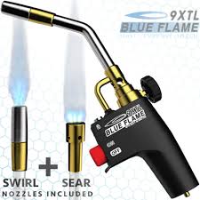 Mag Torch Mt575c Self Lighting Adjustable Swirl Heavy Duty Mapp Or Propane Torch Silver