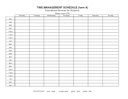 Ftu Schedule Template Found Free On The Www I Do Not Own