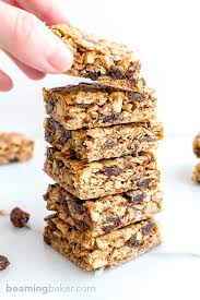 oatmeal raisin cookie bars vegan