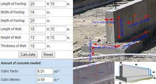 Concrete Calculator For Footings And