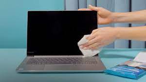 how to clean a laptop screen sanitize