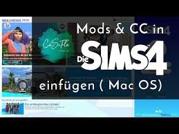 mods cc in sims 4 einfügen mac