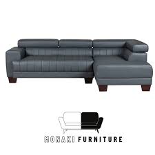 modern milano corner leather sofa