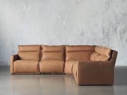 leather sectional sofas arhaus