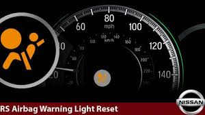 how to reset nissan rogue srs airbag