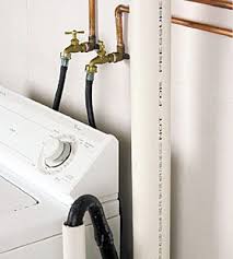 Laundry Room Plumbing For A Washing Machine