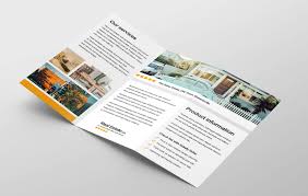 real estate trifold brochure template