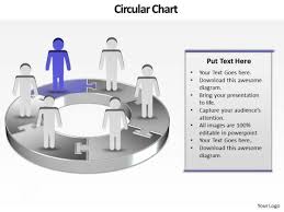 Ppt Illustration Of 3d Pie Org Chart Powerpoint 2007 With