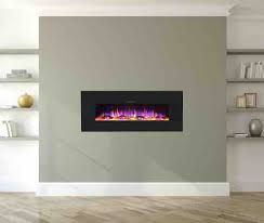 wall mounted electric fires for tv