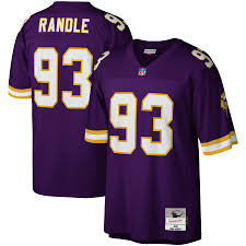 John Randle Minnesota Vikings Mitchell Ness Legacy Replica Jersey Purple