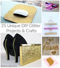 25 unique diy glitter projects crafts