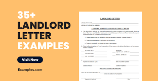 landlord letter 35 exles format pdf