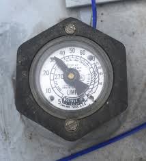 your propane gauge tank percene