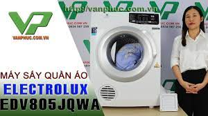 Giới thiêu máy sấy quần áo Electrolux EDV805JQWA Công suất sấy 8kg - YouTube