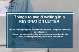 resignation letter everything you need