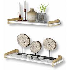 Wall Shelves With Convenient Shelf