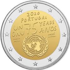 Accessories, other gold, silver, platinum medals paper. 2 Euro Portugal 2020 Vereinte Nationen Unc Unz 2eurogedenkmunzen De