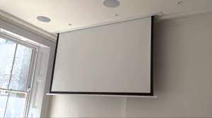 sapphire in ceiling projector screen in