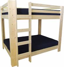 bunk bed with open ends in twin full