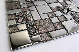 Glass Mosaic Kitchen Backsplash Tile