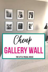 They're an amazing way to infuse color and pattern into space. Diy Cheap Gallery Wall With Walmart Frames The Little Frugal House