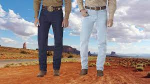 wrangler cowboy cut jeans gently