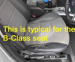 B Class Fake Leather Seat Replacement