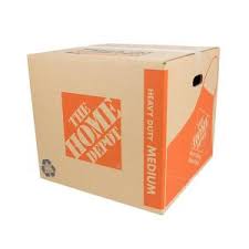 The Home Depot 18 In L X 18 In W X 16 In D Heavy Duty Medium Moving Box With Handles 906058 The Home Depot