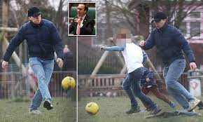 Premier league footballers should take a pay cut and play their part during the coronavirus pandemic, says health secretary matt hancock. Matt Hancock Plays Football With His Sons In North London Park Daily Mail Online