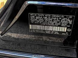 Where To Find Lexus Paint Code
