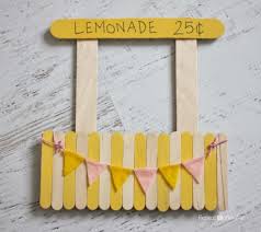 lemonade stand magnetic picture frame