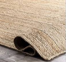 natural jute braided carpet 4 feet x 8
