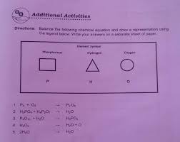 Balance The Following Chemical Equation