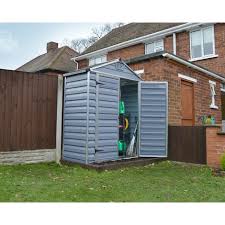 canopia skylight garden shed 6 x 3 grey