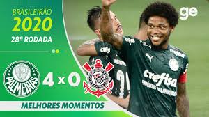 Já se inscreveu na corinthians tv? Palmeiras 4 X 0 Corinthians Melhores Momentos 28Âª Rodada Brasileirao 2020 Ge Globo Youtube