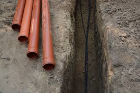 Plumbing Pipes Under A Slab House