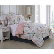 Amour 6 Piece Pink Twin Comforter Set