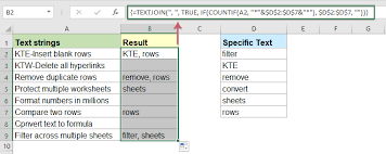 several values in excel