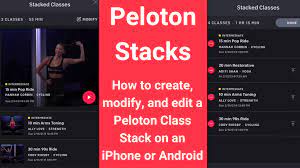 iphone app or peloton android