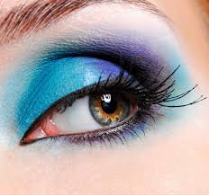 blue eye makeup hd picture free