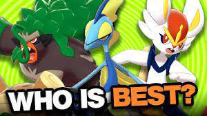Who is the BEST Starter Pokemon Competitively? Ranking All 3 Sword & Shield  Starter Pokemon - YouTube