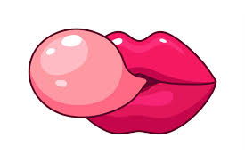 female y lips pink mouth with