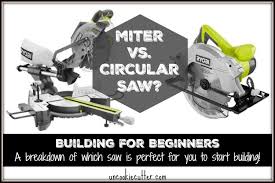 miter or circular saw a breakdown for