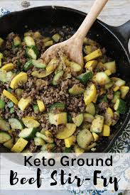 keto ground beef stir fry simple