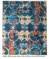 bamboo silk hand tufted carpet for